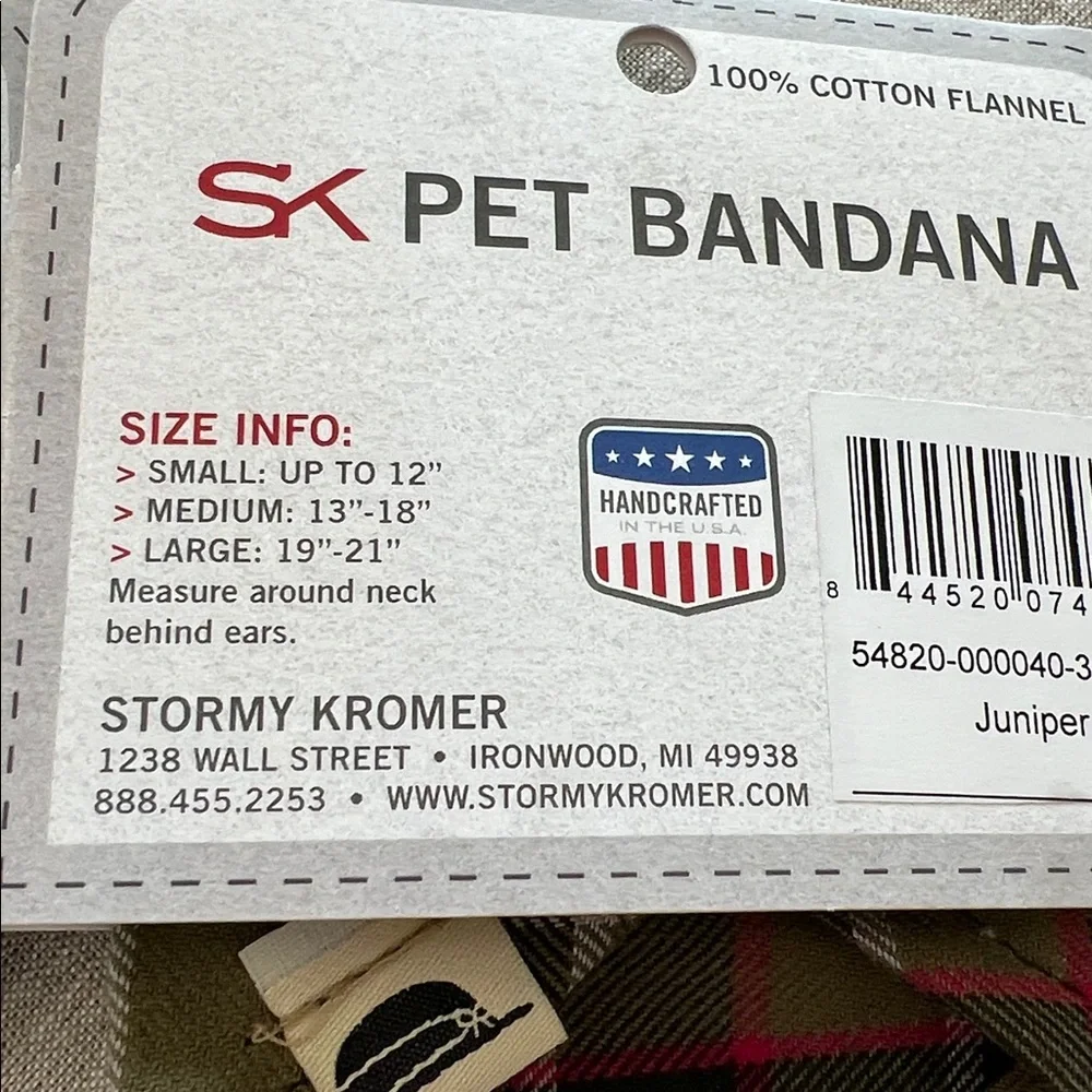 Stormy Kromer SK Pet Bandana Bundle of 2